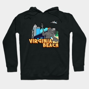 Virginia Beach Collage Hoodie